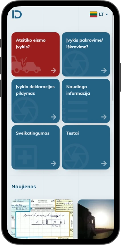 iPhone with claimid application open